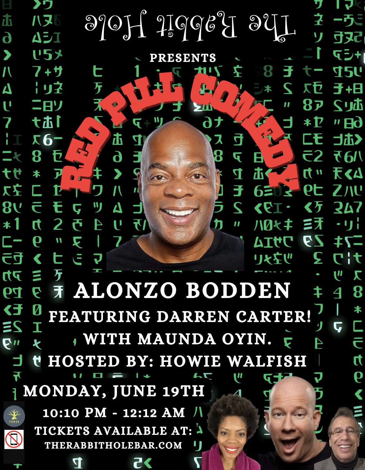 Red Pill Comedy Presents Alonzo Bodden