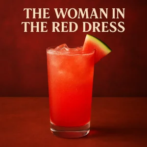 THE WOMAN IN THE RED DRESS