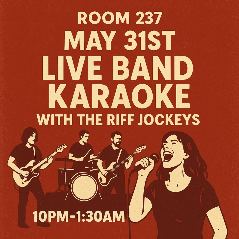 Live Band Karaoke with The Riff Jockeys