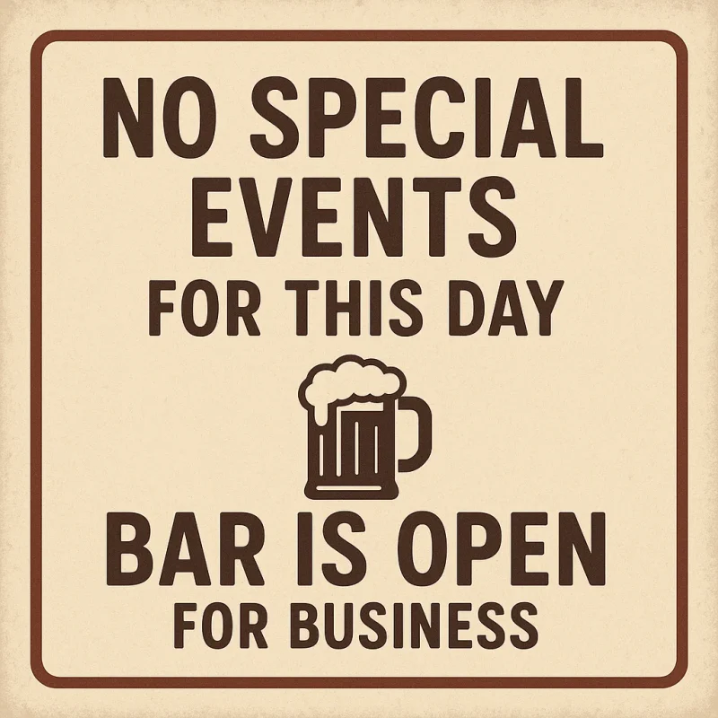 No Special Events