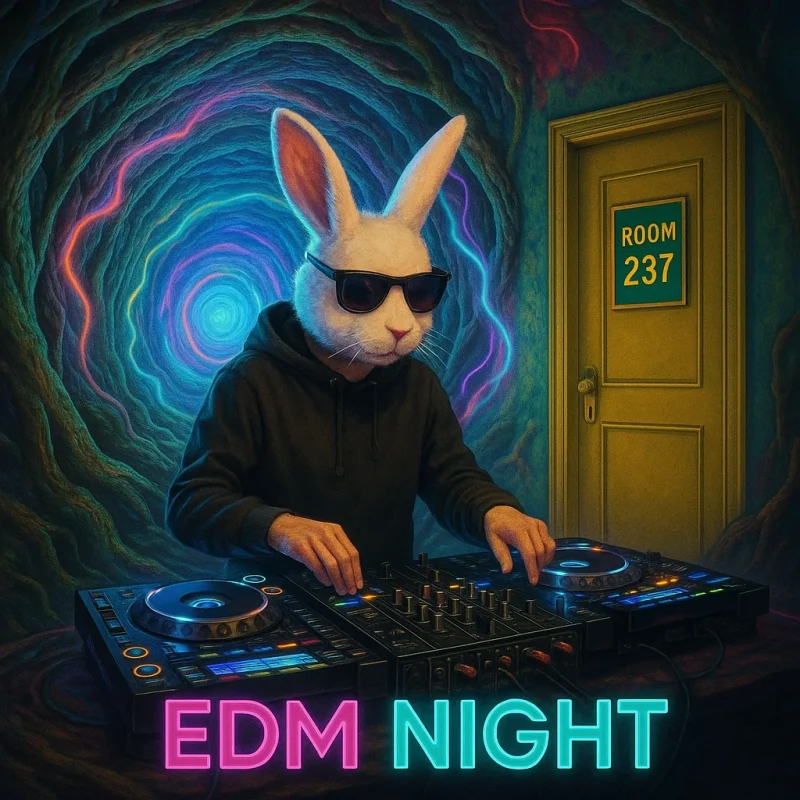 DJ in The Rabbit Hole & Room 237 - EDM Night